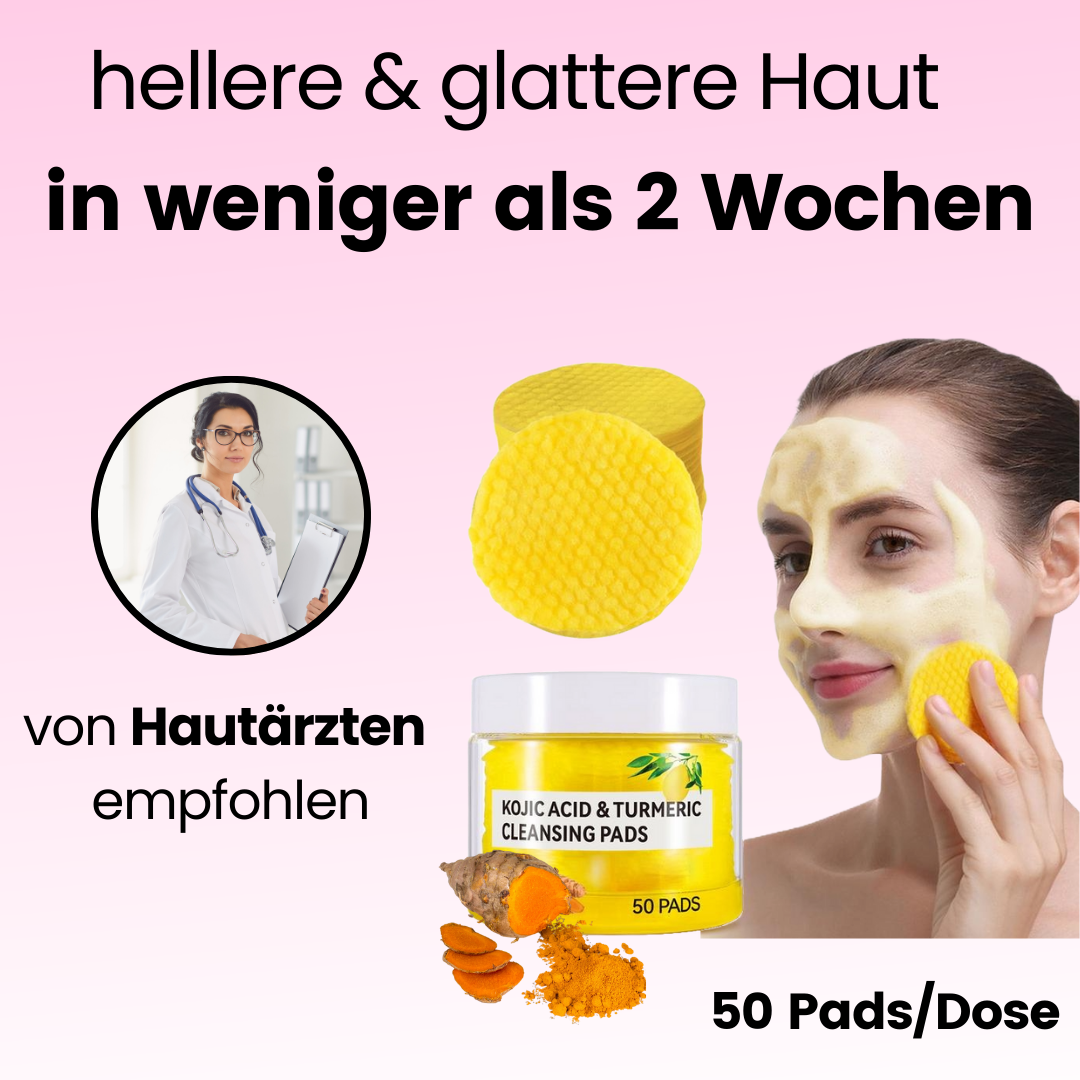 Kurkuma-Kojisäure-Pads